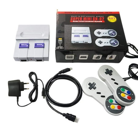 Super Mini Classic Video Game Console TV Game Player Built-in 821 Games with Dual Gamepads