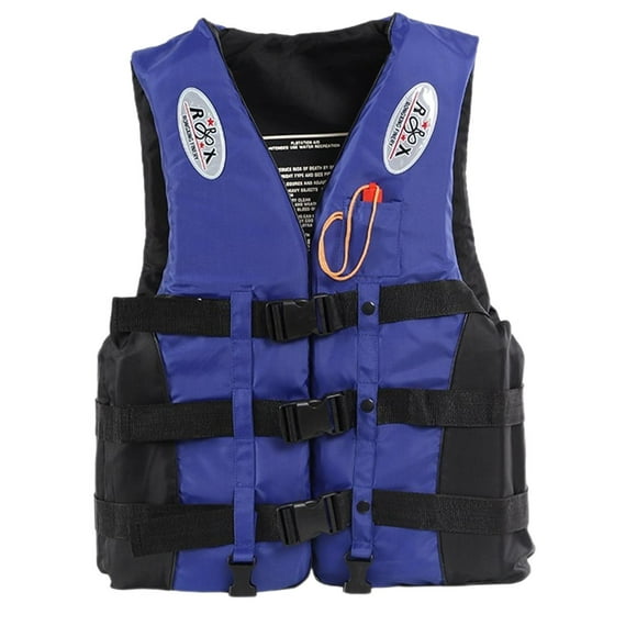 koolsoo Swim Jacket Sports Gear Portable Life Suit Vest for Drifting Boating Sailing M Blue M