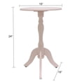 thumbnail image 4 of Simplify Small Pedestal Wood Accent Table, Rosie Mae Finish, 4 of 4