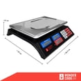 thumbnail image 3 of Bascula Digital Comercial Wonder Cook 30 Kilos Recargable, 3 of 7