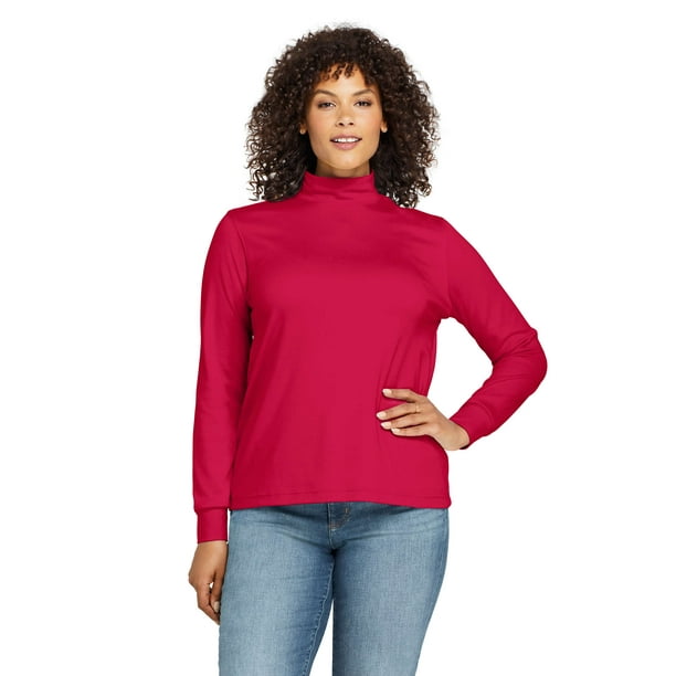 Lands' End Lands' End Women's Plus Size Long Sleeve Relaxed Cotton