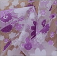 thumbnail image 2 of Crushed Sheer Curtains 84 Inch Length 2 Panels Set, Sheer Floral Curtains Printed Drapes on Sheers for Living Room, Rod Pocket Light Filtering Window Sheers 42" W x 84" L, 2 of 2