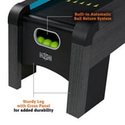 9 ft. Arcade Roll and Score Game with LED Lights and Electronic Scorer, Black by Hall of Games