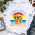 thumbnail image 1 of Just A Girl Who Loves Golden Retrievers Graphic Tees Women Pet Dog Mom/Lover Mothers Day Gift Funny Tshirt White T-Shirt SummerL Gao Jinjia LED, 1 of 2