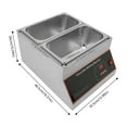 thumbnail image 2 of Professional Chocolate Melting Machine Electric Chocolate Melting Pot 26.46 LBS, 2 of 20