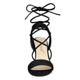 thumbnail image 3 of BLISSFUL STEP Women's Lace Up Block Heels Sandals, 3 of 7