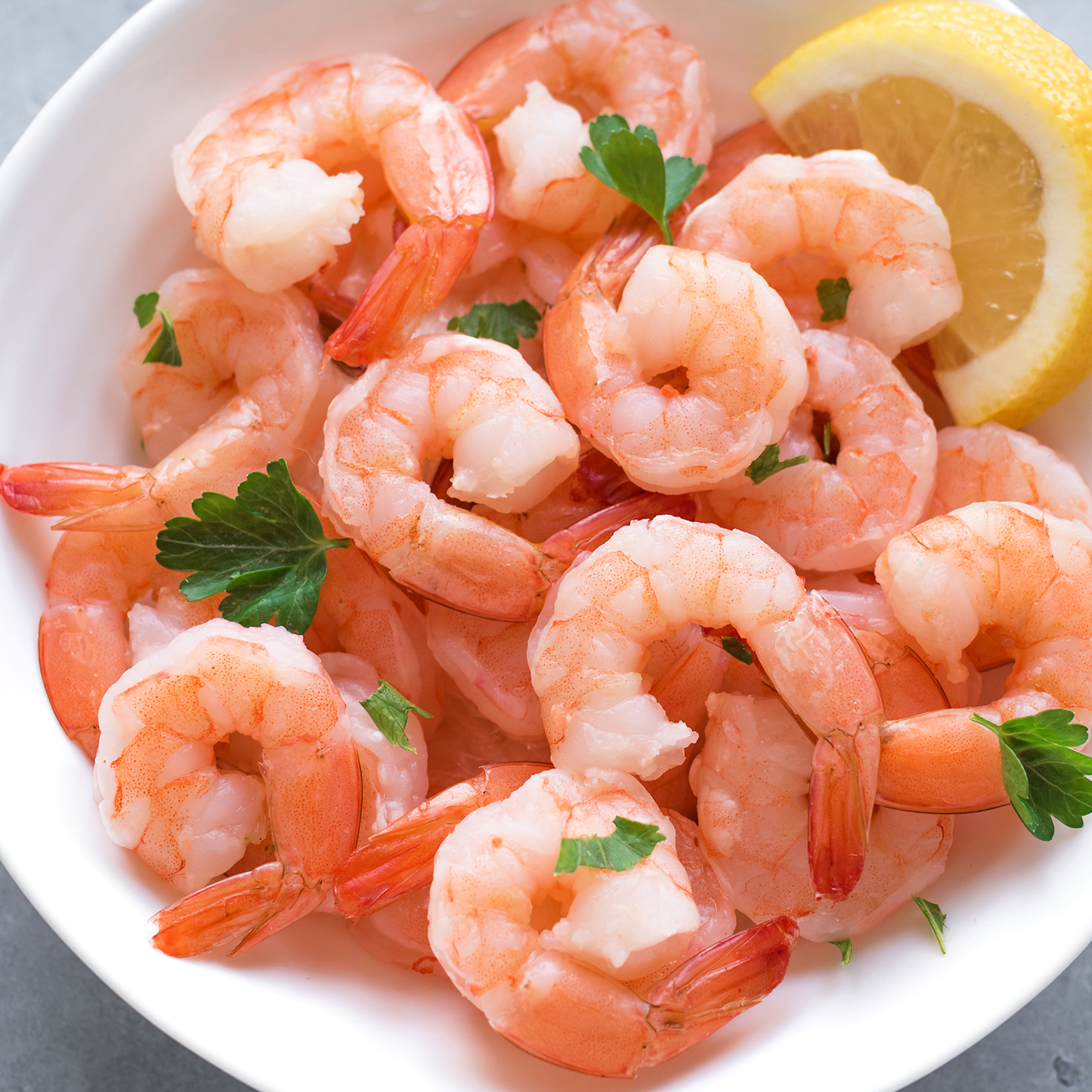 Great Value Frozen Cooked Medium Peeled Deveined Tail-On Shrimp, 24 oz Bag (41-60 count per lb) - image 3 of 10