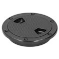 thumbnail image 2 of M Buder Tapa de Escotilla de Inspección Redonda ABS Anti-UV para Cubierta de Barco 10.16 cm / 4 in Accesorio Marino Negro Resistente de Alta Calidad Fácil de Instalar, 2 of 9