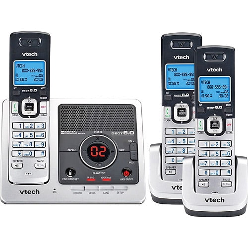VTech DS6121-3 - Cordless phone - answering system with caller ID/call