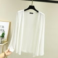 thumbnail image 2 of Brqkzdu Lightweight Cardigan for Women Long Sleeve Open Front Drape Cardigans Breathable Loose Fit Causal Thin Cardigans, 2 of 10