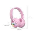 thumbnail image 3 of Hybrid Active Noise Cancelling Headphones, Wireless Over Ear Bluetooth Headphones with Microphone, 70H Playtime, Foldable Headphone with HiFi Audio, Deep Bass for Home Travel Office, 3 of 5