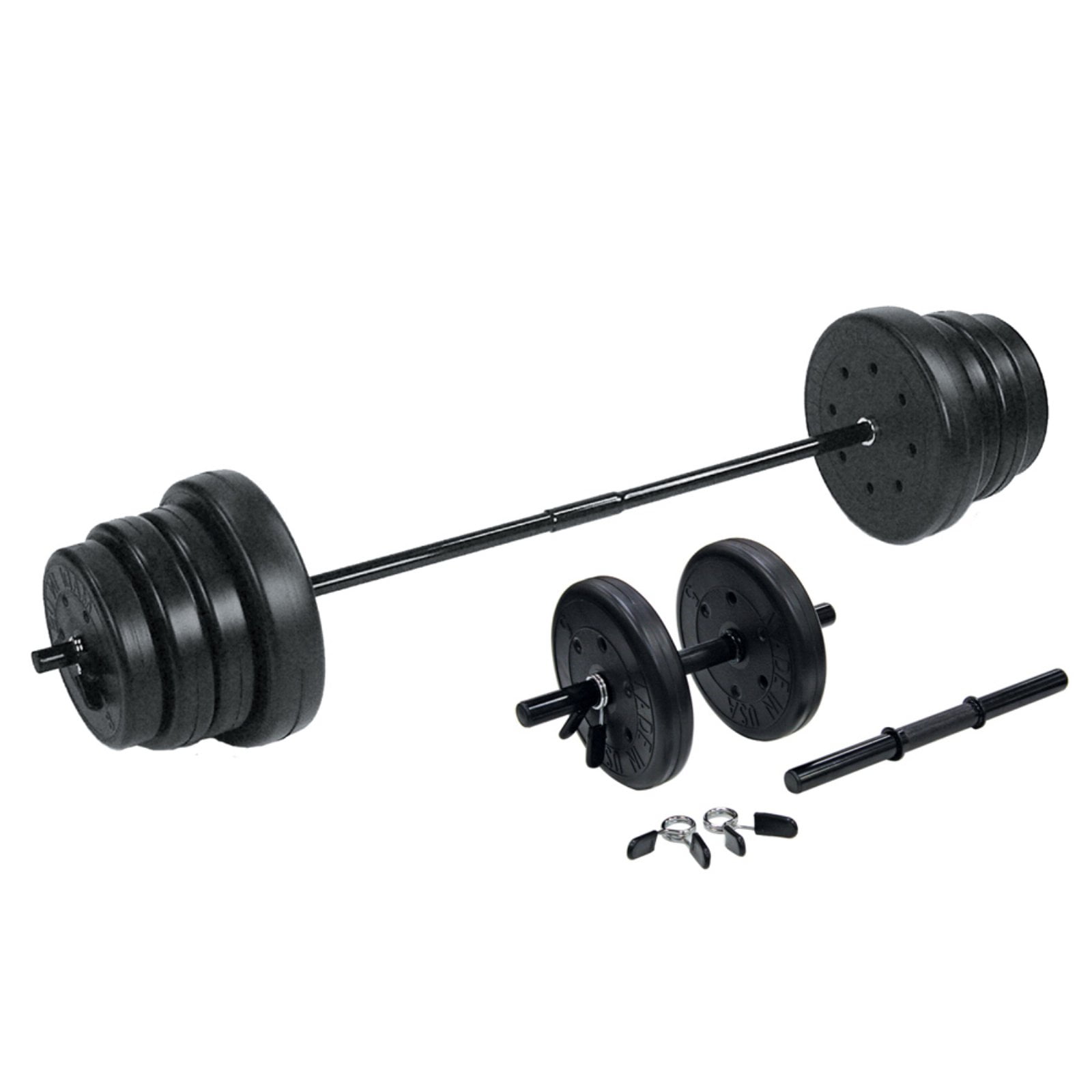 US Weights 105 lb Traditional Weight Set with Dumbbells
