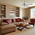 thumbnail image 5 of JONATHAN Y Kristie 52" 3-Light Crystal/Metal Modern Glam Drum LED Ceiling Fan With Remote, Chrome, 5 of 9