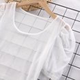 thumbnail image 5 of HGIEYS Women's Short Sleeve Mesh Top See Through T-Shirt Sexy Sheer Crop Tops, 5 of 7