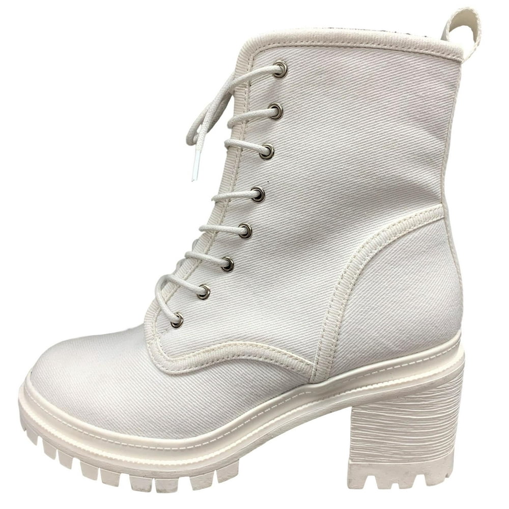 chunky block heel booties