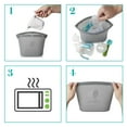 thumbnail image 6 of Silicone Steam Sanitizing Bag - Pack of 3, Grey, 6 of 6