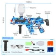 thumbnail image 6 of Gel Ball Blaster, Electric Water Bead Blasters, with 10000 Gel Balls & Goggles, for Backyard Fun and Outdoor Activity, Blue, 6 of 8