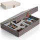 thumbnail image 1 of Caja organizadora de fotos decorativa ZICOTO de lino, 36 x 27 x 6 cm, 1 of 8