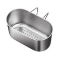 thumbnail image 1 of Toystoory Cesta de drenaje para fregadero, estante de acero inoxidable, escurridor de alimentos para frutas, cestas organizadoras, soporte Cocina y Comedor Color natural, 1 of 6
