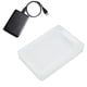thumbnail image 1 of Caja Para Disco Duro Externo, Carcasa Para Disco Duro De 3,5 Pulgadas, Protección De Almacenamiento A Prueba De Polvo, Color Translúcido Para Dos Discos Duros De 3,5, 1 of 7