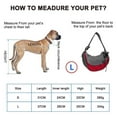 thumbnail image 5 of Pet Dog Sling Carrier, Breathable Mesh Travelling Pet Hands-Free Sling Bag Adjustable Padded Strap Front Pouch Single Shoulder Bag for Dogs Cats, 5 of 9
