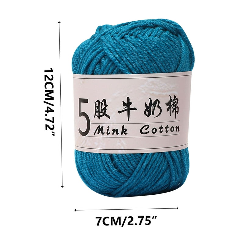 HDWUEN Rolls Chunky Yarn Soft Comfortable Cotton Blend Milk Yarn