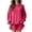 C-Red117, variant on DHFJKG 2 Piece Outfits For Women Summer Shorts Set Ruffle Long Sleeve Loose Fit Solid Color T Shirt And Shorts Matching Sets Versatile Outfit