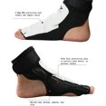 thumbnail image 2 of Taekwondo Foot Protector Gear Martial Arts Fight Boxing Punch Bag Sparring Training, 2 of 7