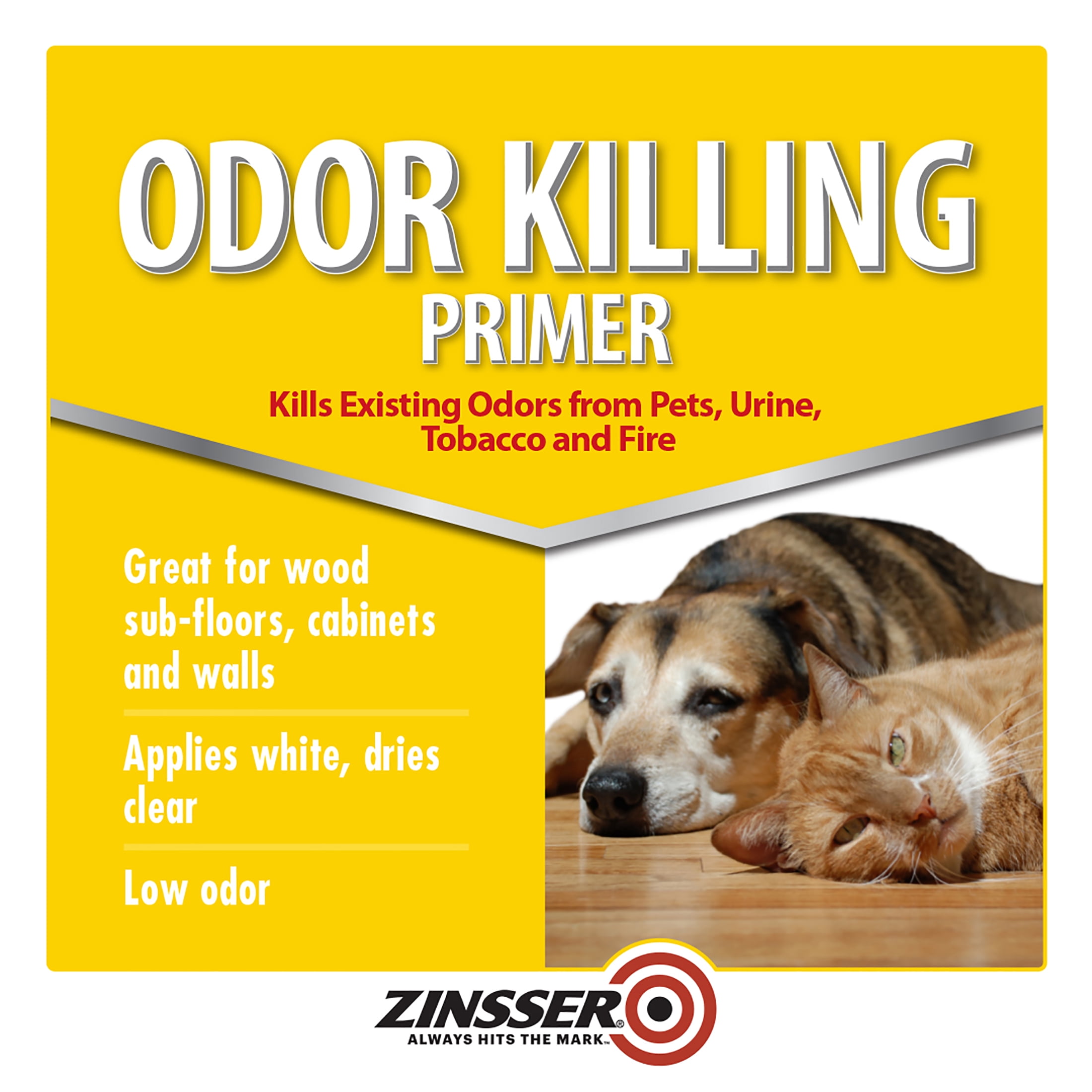 Clear, Zinsser Odor Killing Primer- 5 Gallon, 1 Per Pack