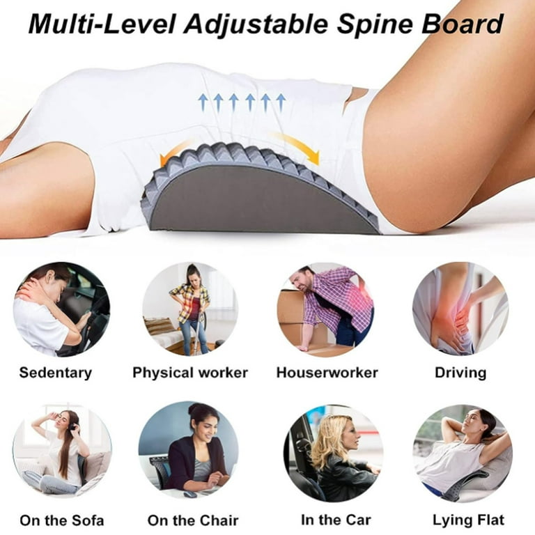Refresh - Neck & Back Stretcher, 2023 New Back Neck Cracker for Lower Back  Pain Relief, Multi-Level Adjustable Spine Board for Herniated Disc