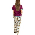 thumbnail image 2 of Lazy One Women's Pajama Set, Short Sleeves with Cute Prints, Relaxed Fit, Snug as A Pug, 2 of 7