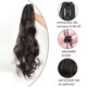 thumbnail image 4 of Pelucas de parte Pelucas de cabello humano virgen para mujeres negras Pelucas de parte mejorada Clip de cabeza sin pegamento en la mitad de las pelucas Sin dejar fuera Pelucas delanteras de, 4 of 5