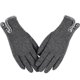 thumbnail image 1 of Guantes de invierno cálidos para mujer con dedos sensibles para pantalla táctil y resistentes al viento con forro polar., 1 of 4