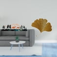 thumbnail image 2 of Escultura de pared,Escultura decorativa de pared con flores de metal estilo bohemio,Esculturas de pared de hojas,Esculturas de pared de hierro forjado con hojas de ginkgo,Escultura de pared con, 2 of 8