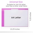 thumbnail image 6 of EverDirect Waterproof Clear Document 13.25 x 9.25 Poly Envelopes File Folders, 11 pack, 6 of 7