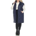 thumbnail image 2 of White Mark Long Hooded Puffer Vest (Women's & Women's Plus), 2 of 5
