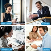 Wantek Wired 3.5mm Headset with Microphone for Phone, Computers