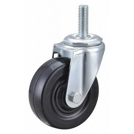 Manufacturer Varies Swivel Stem Caster,Rub,3-1/2 in.,160 lb. 32J821