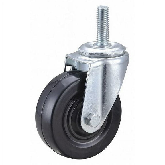 Manufacturer Varies Swivel Stem Caster,Rub,3-1/2 in.,160 lb. 32J821