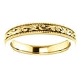 thumbnail image 3 of FB Jewels 14K Yellow Gold Design-Engraved Wedding Band Size 8, 3 of 3