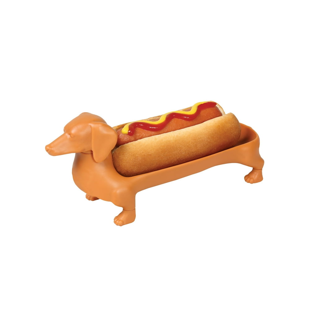 What On Earth Dachshund Hot Dog Tray Wiener DogShaped Serving Dish