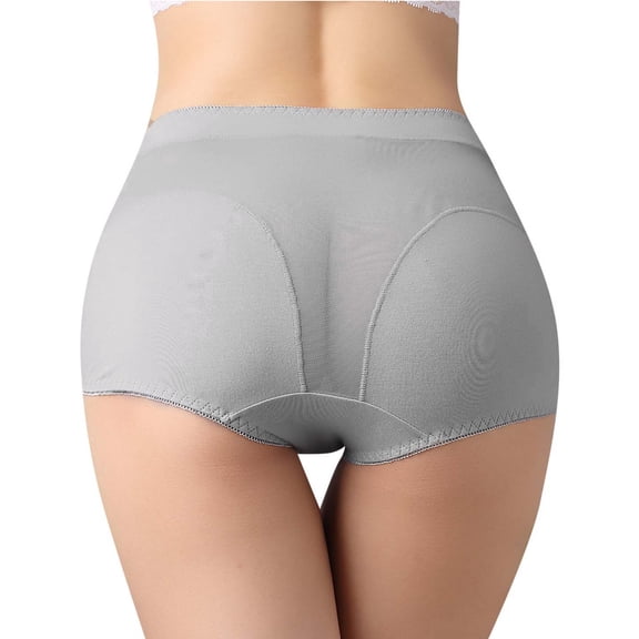 Panties for Women,Full Briefs Underwear Soft Breathable Comfortable Ladies Panties Everyday,Womens Underwear,Grey,L