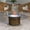 Brown, variant on Outsunny Smokeless Fire Pit with Mat, 20" Firepit, Magnesium Oxide, Black