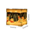thumbnail image 3 of Fiudx Luz de Noche Navideña, Diseño de Muñeco de Nieve Anciano, Decoración Festiva de Mesa, Ambiente Acogedor, Idea de Regalo Navideño, Material de Pvc Multicolor, Tamaño 12 X 12 X 12 Cm, 3 of 6