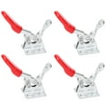 thumbnail image 3 of Manual Clamp, Quick Release Compression Clamps 4Pcs Quick Fixed Toggle Clamp Woodworking Tools Toggle Fixture Galvanized Iron  For Woodworking For Saw Boards, 3 of 8