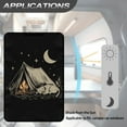 thumbnail image 5 of FUIALDOLG RV Door Window Shade Cover, Foldable Sun Shade Windshield Blackout Shower Curtains Coverage Accessories Fits for Most RV Interior Door Camping Cat Moon Night Pattern (17.3" X 26"), 5 of 7