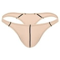 thumbnail image 4 of Men's Slim Fit Bikini Swimwear - Breathable G-String Thong with Bulge Pouch, Athletic Expose Swimsuit for Sunbathing & Sports, 4 of 4