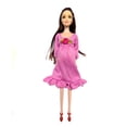 thumbnail image 1 of Conjunto de muñecas de embarazo para niños, traje de muñeca embarazada, tiene un bebé en su barriga, muñeca Barbie, juguete educativo qiuyongming unisex, 1 of 2