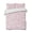 Pink, Rose, White, variant on Quilts Twin Size Bedding Set, Spring Pink Cobweb Lightweight Quilted Comforter, Abstract Boho Farmhouse Lines Soft Reversible Bedspread Coverlet with Pillow Covers for All Season, 68" x 86"