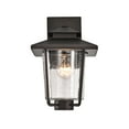 thumbnail image 3 of RADIANCE Goods Transitional 1 Light Rubbed Bronze Outdoor Wall Sconce 12" Height, 3 of 9